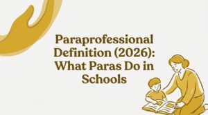 paraprofessional definition